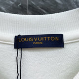 Side profile of Louis Vuitton luxury clothing with tailored silhouette