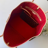 Top view of modern classic women's handbag – women's statement bag