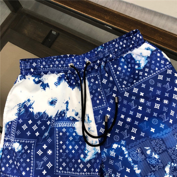 Close-up detail shot of Louis Vuitton cotton t-shirt with streetwear-inspired cut