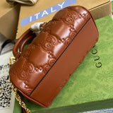 Styled lifestyle shot of modern refined women's handbag – women's designer-style accessory