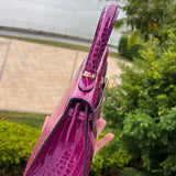 Close-up detail of considered bag design