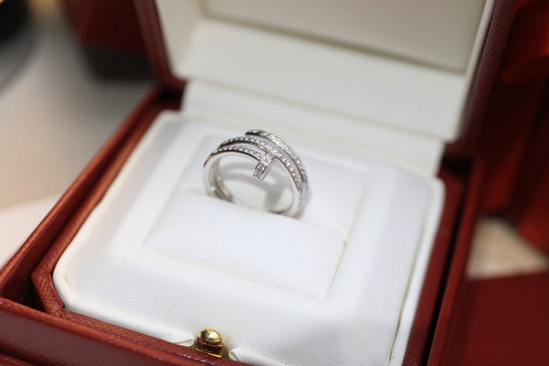 Front view of Cartier unisex jewelry piece