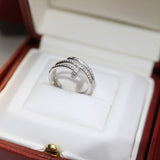 Front view of Cartier unisex jewelry piece