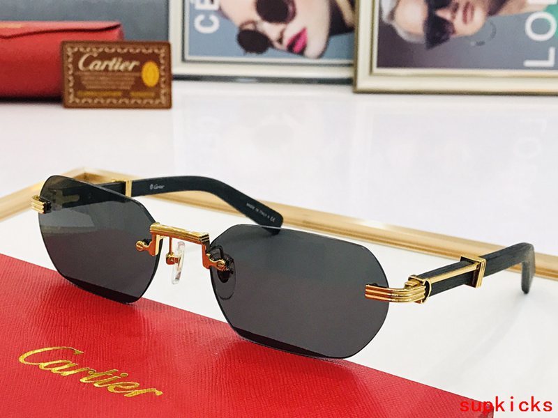 Front view of Cartier unisex sunglasses