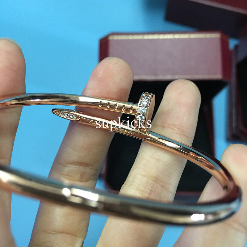 Front view of Cartier unisex jewelry piece