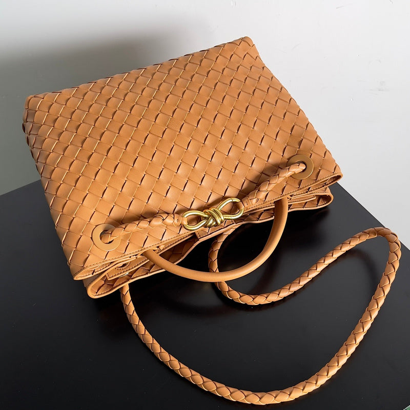 Structured Faux Leather Handbag - Statement Silhouette | Women's Premium Handbag #1589 - styled full view (image 7) of designer-inspired handbag