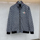 Back view of Gucci luxury clothing with logo-detail design
