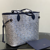  Polished crossbody bag carried on shoulder