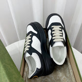 Gucci two-tone luxury sneakers view 10 sleek tonal finish