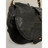 Sorantoria2 elegant leather Crossbody Bag flat lay view