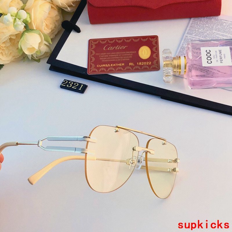 Lifestyle view of Cartier unisex sunglasses