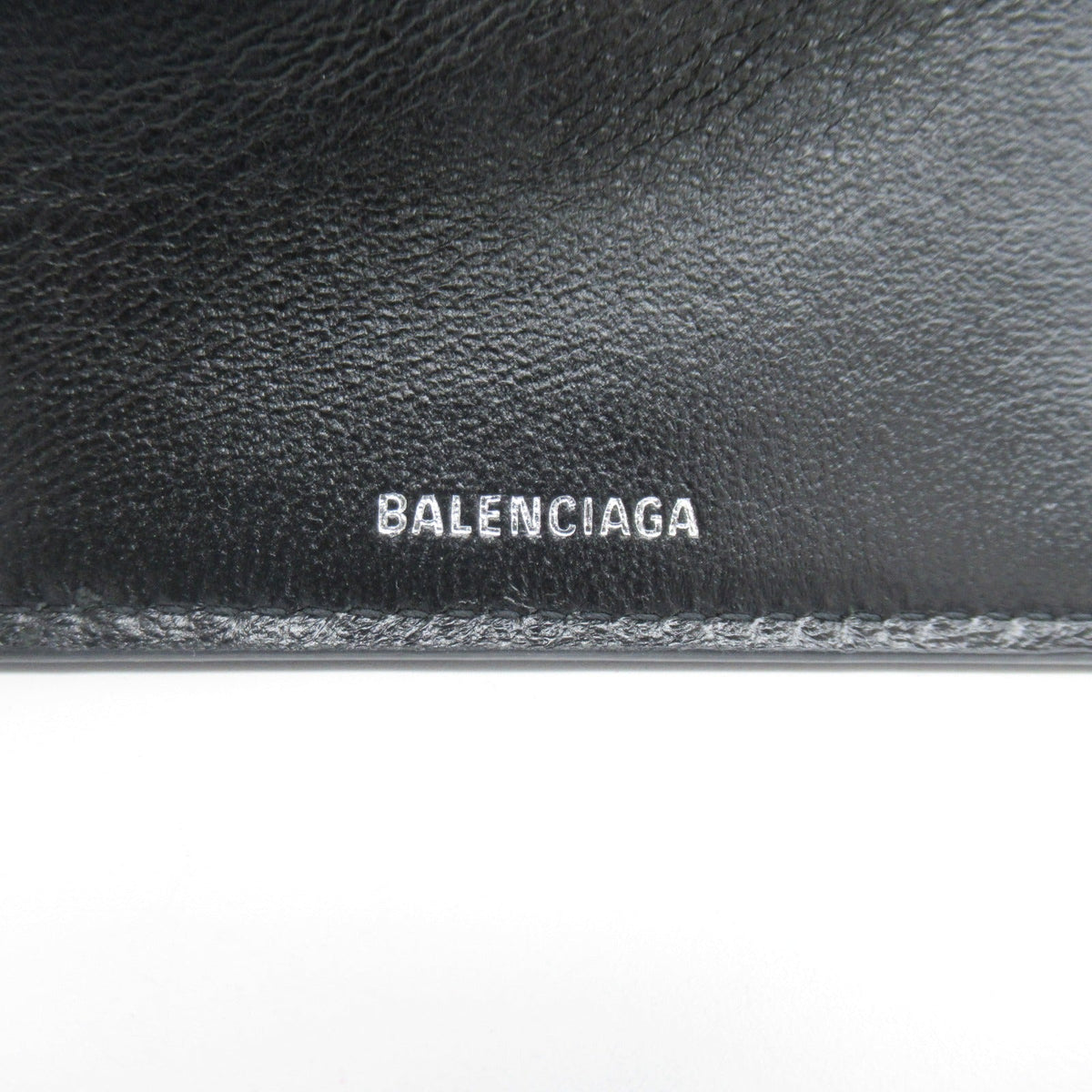 Balenciaga women's wallet Black luxury designer leather