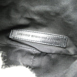 Balenciaga designer shoulder bag leather closeup detail