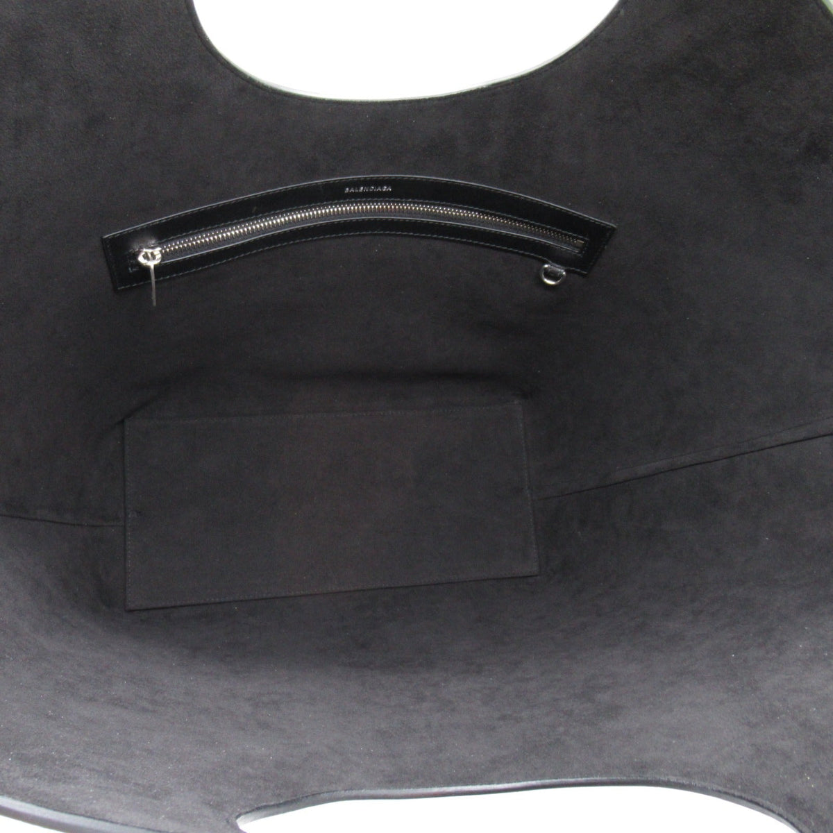 Balenciaga women's tote bag Black luxury designer leather