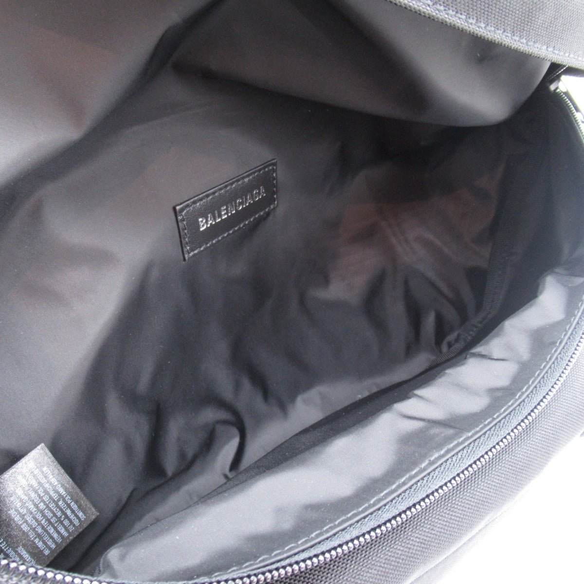 Balenciaga designer handbag nylon closeup detail