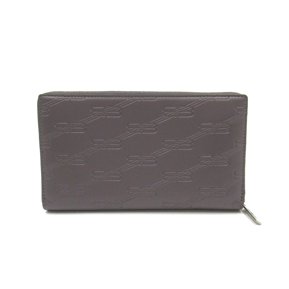 Side view of Balenciaga wallet Gray premium designer bag