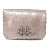 Balenciaga women's wallet Beige luxury designer leather