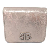 Balenciaga women's wallet Beige luxury designer leather