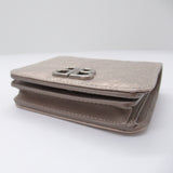 Balenciaga authentic luxury wallet Beige leather craftsmanship