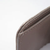 Balenciaga authentic luxury wallet Beige leather craftsmanship