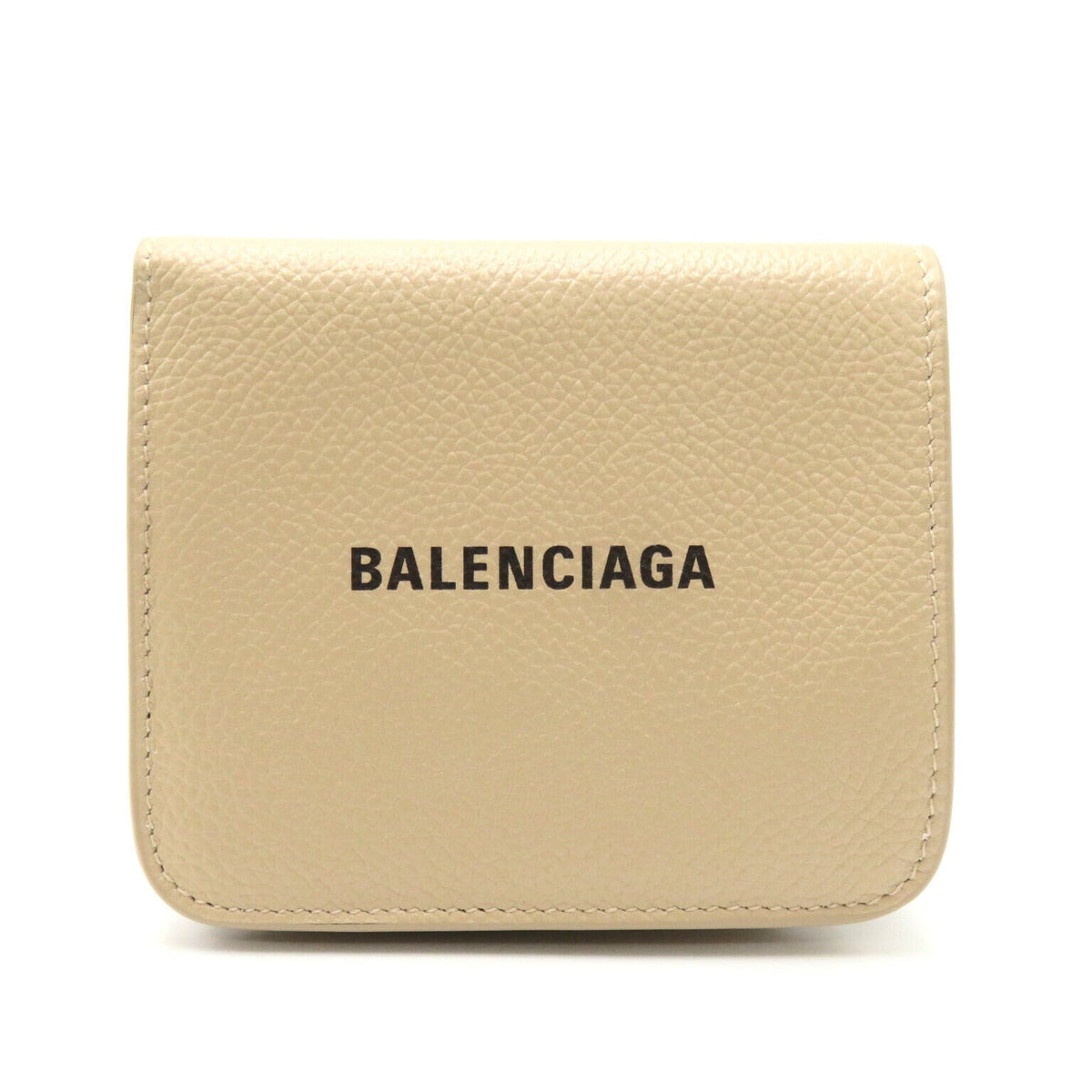 Balenciaga women's wallet Beige luxury designer leather
