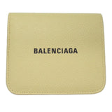 Balenciaga women's wallet Yellow luxury designer leather