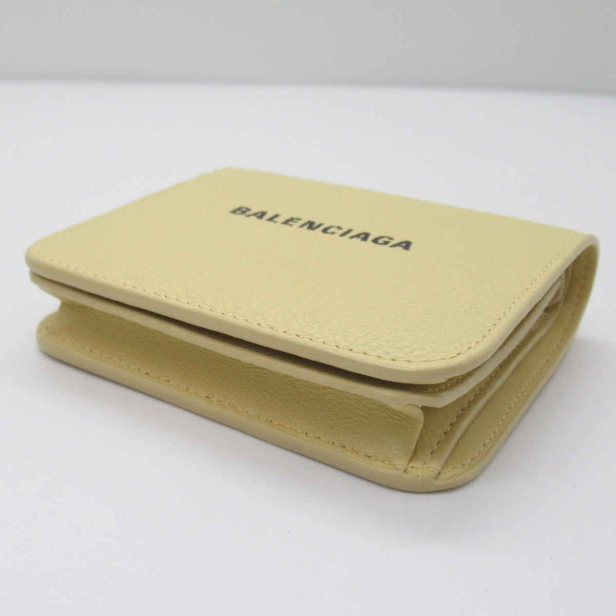 Balenciaga designer wallet leather closeup detail