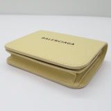 Balenciaga designer wallet leather closeup detail
