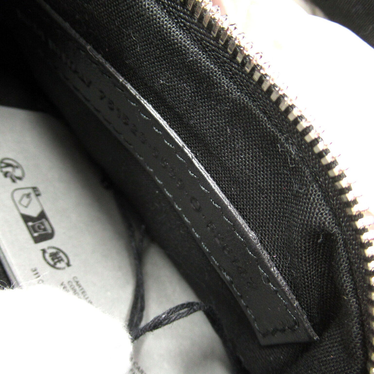 Balenciaga designer tote bag leather closeup detail