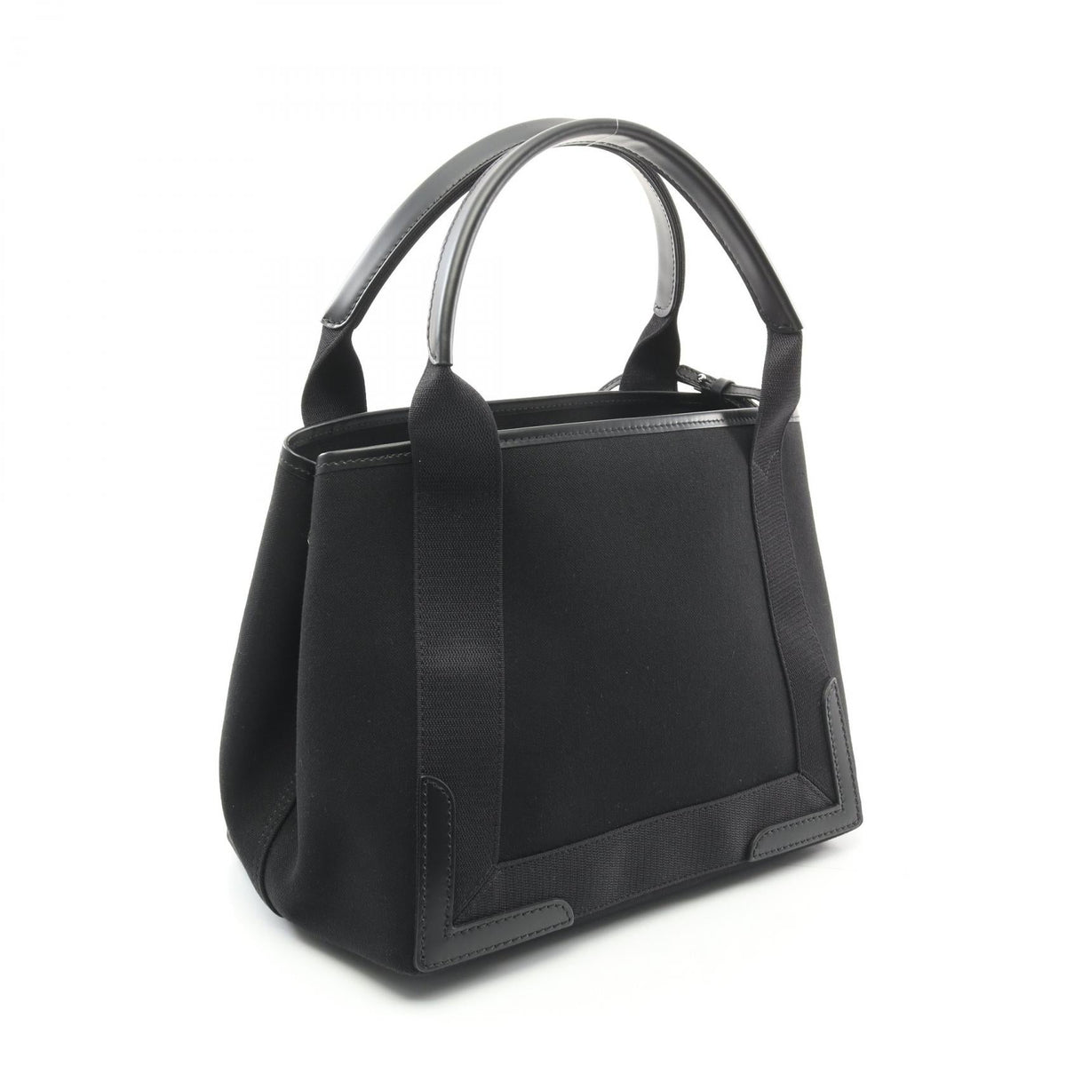 Side view of Balenciaga tote bag Navy premium designer bag