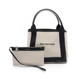 Balenciaga women's tote bag Navy luxury designer leather