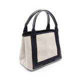 Side view of Balenciaga tote bag Navy premium designer bag
