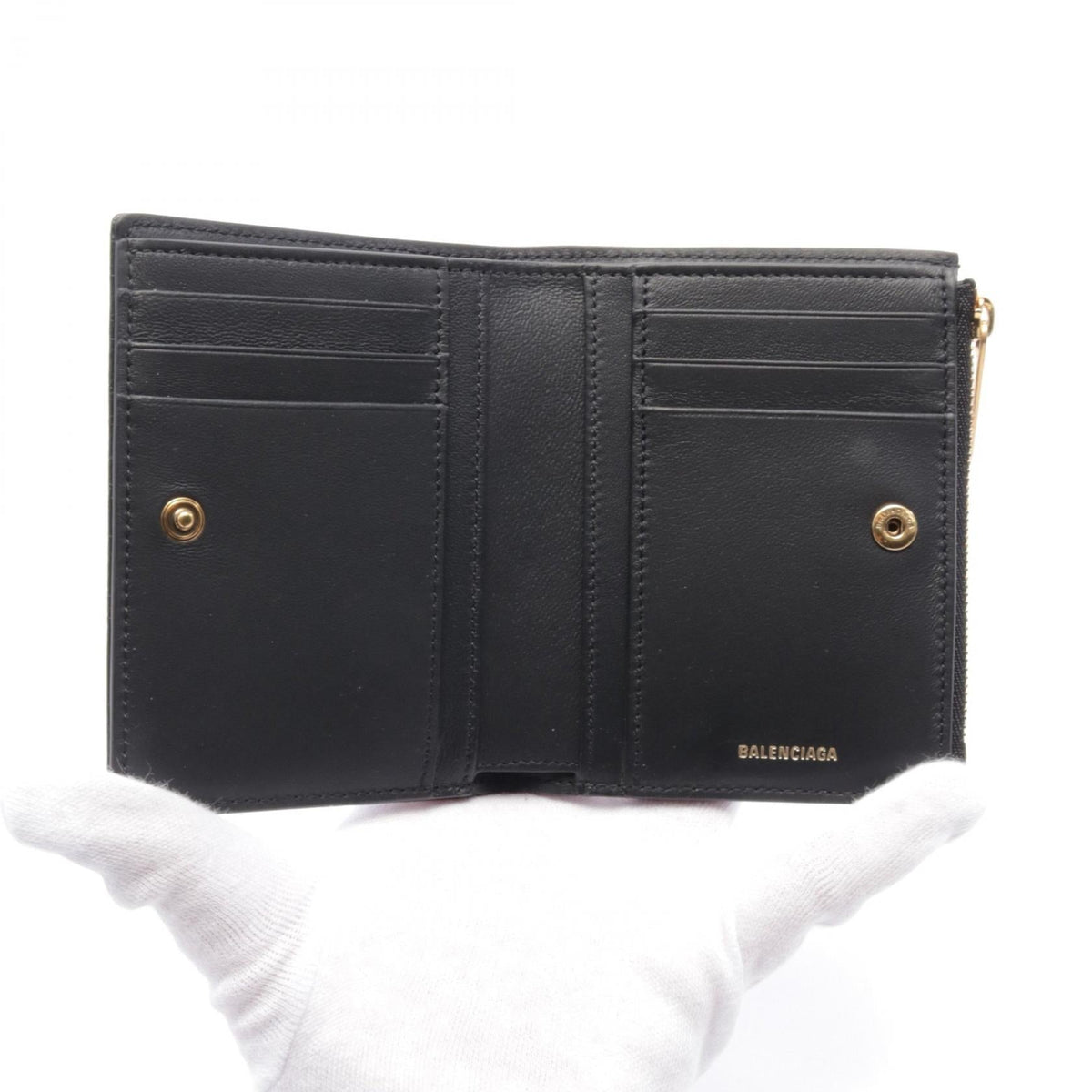 Balenciaga authentic luxury wallet leather craftsmanship