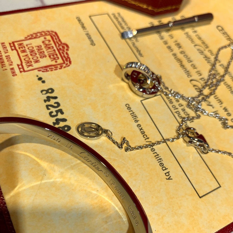 Lifestyle view of Cartier unisex jewelry piece