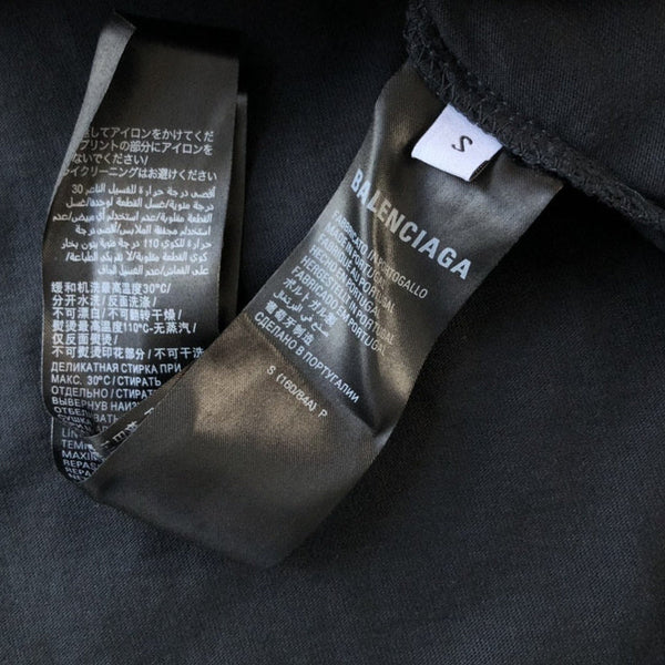 Close-up detail view of Balenciaga luxury piece style No.358