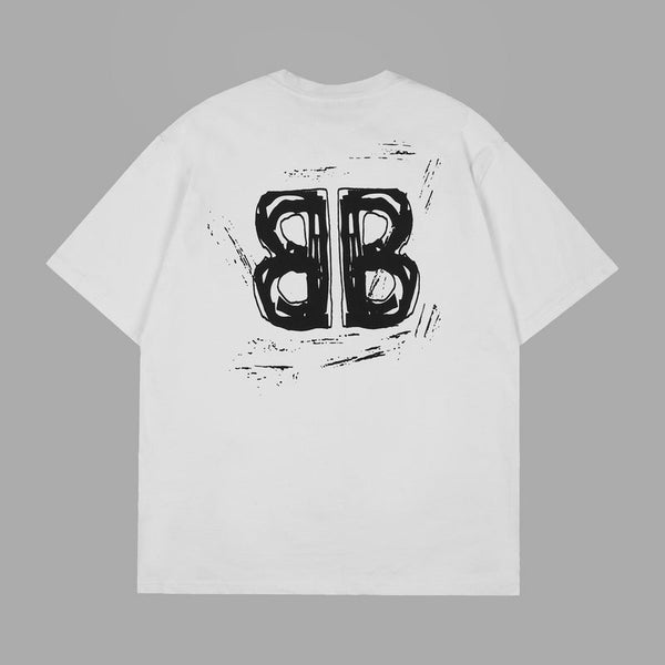 Balenciaga t-shirt close-up — premium authentic designer style