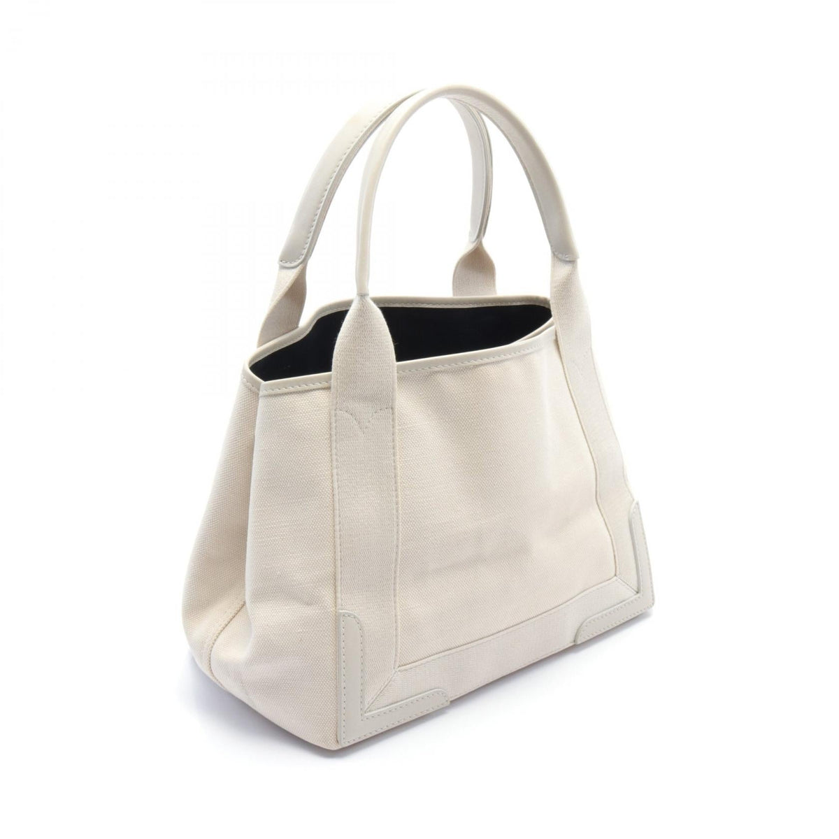 Side view of Balenciaga tote bag Navy premium designer bag