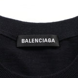 Balenciaga authentic luxury handbag Navy leather craftsmanship