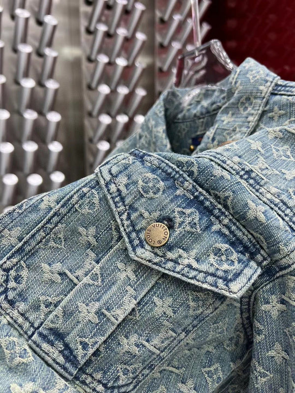 Full styled look of Louis Vuitton luxury clothing with everyday silhouette