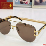 Angled view of Cartier unisex sunglasses