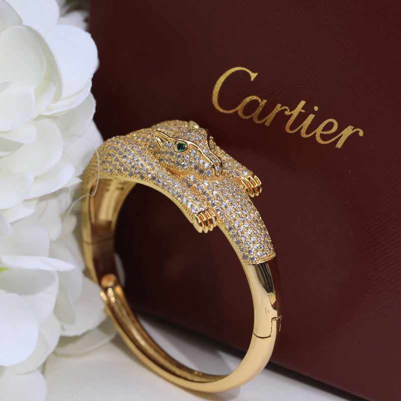 Front view of Cartier unisex jewelry piece