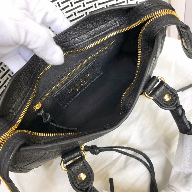 Close-up detail of statement structured women's handbag – women's statement bag