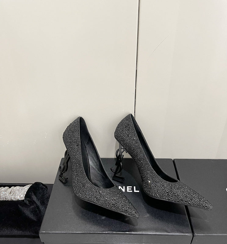 Saint Laurent luxury shoes back view — premium authentic designer style