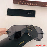 Angled view of Cartier unisex sunglasses
