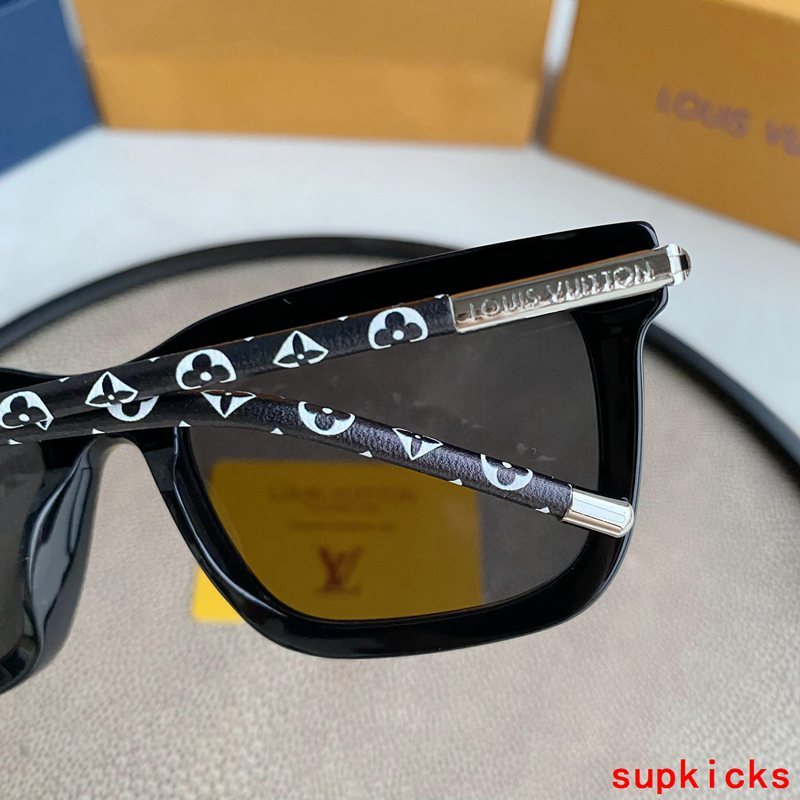 Side view of Louis Vuitton unisex sunglasses