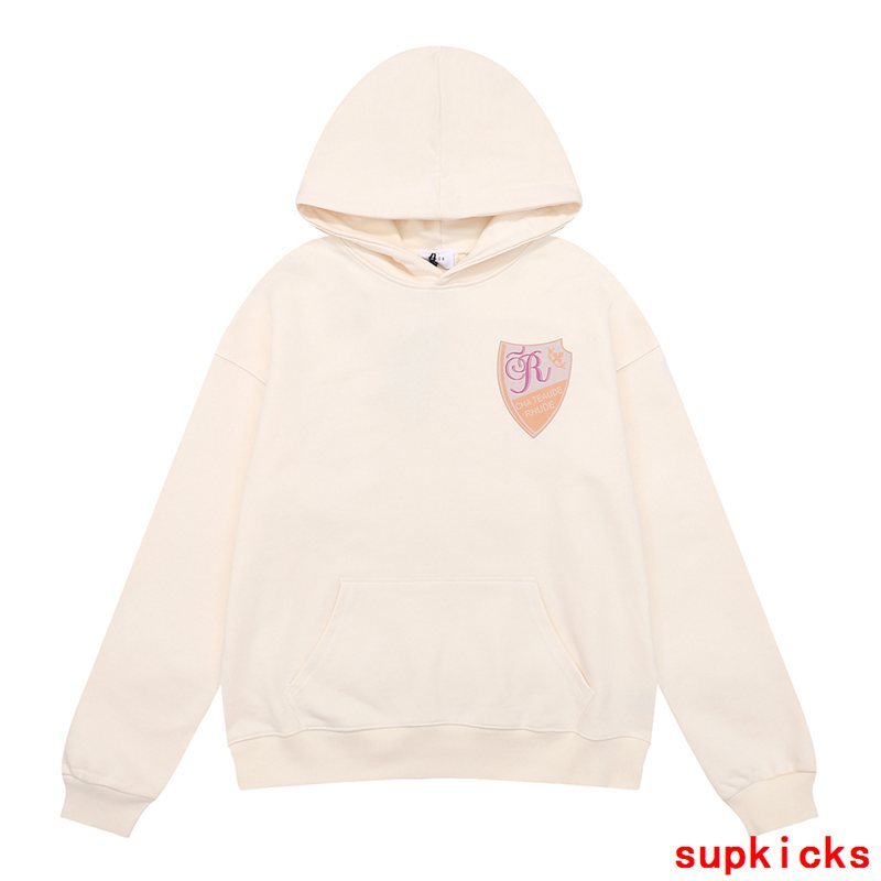 Full styled look of Rhude luxury clothing with streetwear-inspired cut