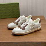 Gucci stone beige luxury sneakers view 5 premium leather build
