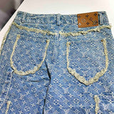 Front view of Louis Vuitton luxury clothing with relaxed-fit cut