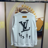 Back view of Louis Vuitton luxury clothing with tailored silhouette