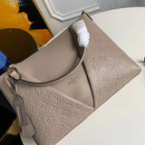 Side profile of modern statement women's handbag – women's statement bag